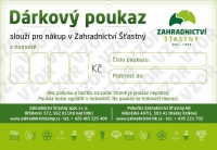 Dárkový certifikát Dárkový certifikát